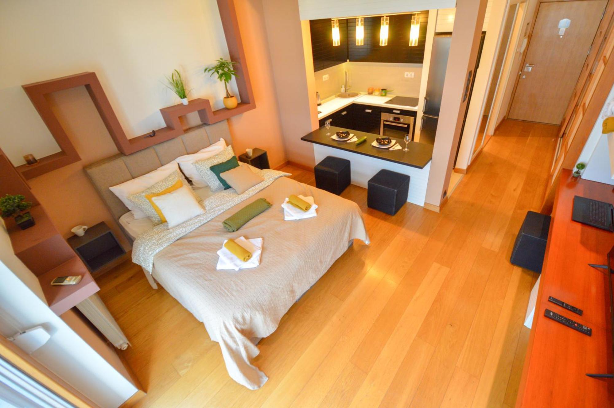 Spacious Studio Park City 诺威萨 外观 照片